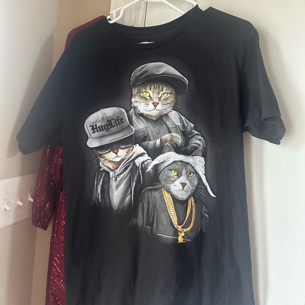 DOM Black Cotton T-Shirt